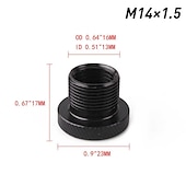 olcso Autós javítószerszámok-autó üzemanyagszűrő hordó menetes adapter 5/8-24 - 1/2-28 1/2-20 m14*1 m14*1l m14*1,5 napa 4003 wix-hez