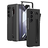 cheap Samsung Cases-Phone Case For Samsung Galaxy Z Fold 5 Flip Cover Pencil Holder Full Body Protective with S Pen PC
