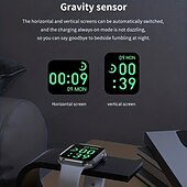 ieftine Ceasuri Smart-696 IW9 Ceas inteligent 2.05 inch Uita-te inteligent Bluetooth Monitorizarea temperaturii Pedometru Reamintire Apel Compatibil cu Android iOS Dame Bărbați Telefon Hands-Free Reamintire Mesaj