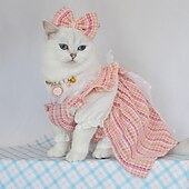 baratos Vestidos-Cachorros Gatos Vestidos Camisetas Moda Estilo bonito Inverno Macio Lavável Confortável Ao ar livre Festa Casual / Diário Roupas para cães for Bichon Frise Poodle Pomerânia Animais de Pequeno Porte