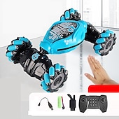 cheap RC Vehicles-4WD Gesture Sensor Toy Car Double-Side Rotation Off-Road Vehicle360 Flip With Light And Music Birthday Toy Car Hand Controlled RC Car Festival Thanksgiving Gift