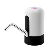 abordables Électroménager-Pompe à bouteille d&#039;eau 1 pièce, pompe à bouteille d&#039;eau électrique, pompe à eau potable automatique rechargeable par USB pour bouteilles universelles de 3 à 5 gallons, distributeur d&#039;eau de camping portable