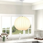 abordables Éclairages pour îlot-Pendentif LED cocon lustre lanterne conception pour café restaurant 110-240v