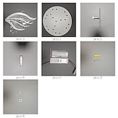 お買い得  シーリングライト調光可能タイプ-調光可能なクラスターデザイン シーリングライト プラスチック アーティスティックスタイル モダンスタイル ノベルティ ブラック led モダン 110-240 v