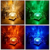 abordables Lampes de table-Lampe de Table Décorative Artistique Batterie Li intégrée Pour Chambre à coucher ABS Transparent