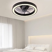 cheap Dimmable Ceiling Lights-Ceiling Fan with Light Dimmable 50cm 6 Wind Speeds Modern Ceiling Fan for Bedroom, Living Room App &amp; Remote Control 110-240V