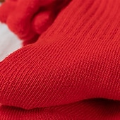 abordables sombrero de papá noel y accesorios-Papá Noel Calcetines de Navidad Calcetín de tripulación Mujer Navidad Año Nuevo Navidad Calcetines