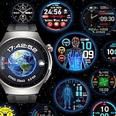 お買い得  スマートウォッチ-iMosi MT200 スマートウォッチ 1.43 インチ スマート·ウォッチ ブルートゥース ECG + PPG 温度監視 歩数計 と互換性があります Android iOS 女性 男性 長時間スタンバイ ハンドフリーコール 防水 IP 67 48mmウォッチケース