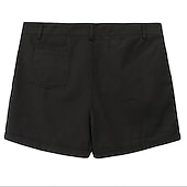 Χαμηλού Κόστους σορτς εργασίας-Ανδρικά Σορτσάκια Σορτς Chino Σορτς των Βερμούδων Σορτς εργασίας Τσέπη Σκέτο Άνεση Αναπνέει σύντομο Καθημερινά Στυλάτο Καθημερινό Μαύρο Λευκό Μικροελαστικό