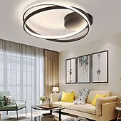 abordables Luces de techo-Luz de techo LED, lámpara de techo con luz empotrada de diseño circular regulable, adecuada para dormitorio, sala de estar, comedor, ac110v ac220v