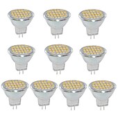 رخيصةأون أضواء سبوت LED-10 قطع 6 قطع mr11 3 واط أدى ضوء الكشاف 250-300 lm 24 الخرز أدى smd 5730 ac/dc 12-24 فولت