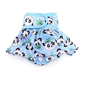 ieftine Îmbrăcăminte și accesorii pentru câini-Câini Pisici Pantaloni menstruali fiziologici pentru câini Modă Casual Respirabil Απαλό Lavabil Comfortabil Pat Casul / Zilnic Îmbrăcăminte pentru câini for Pomeran un Animalut Fluture Small