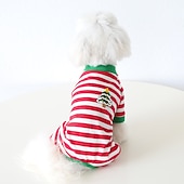 abordables Pijama-Perros Gatos Pijamas Moda Estilo lindo Invierno Suave Lavable Cómodo Navidad Exterior Casual Diario Ropa para perros for Bichón Frisé Caniche Pomerania Animal doméstico del bebé Mariposa