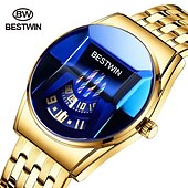 cheap Quartz Watches-New Bestwin Dr. Tong Brand Men&#039;S Watch Automatic Black Technology Student Watch Jittery Net Red Quartz Waterproof Men&#039;S Wristwatch
