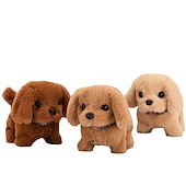 お買い得  ぬいぐるみ-模擬電気犬ぬいぐるみ電気犬は歩くことができ、吠え、うなずき、尻尾を振ることができます子供のおもちゃの犬小屋