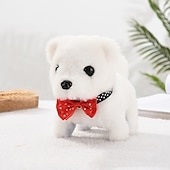 お買い得  ぬいぐるみ-模擬電気犬ぬいぐるみ電気犬は歩くことができ、吠え、うなずき、尻尾を振ることができます子供のおもちゃの犬小屋