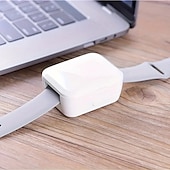 levne Bezdrátové nabíječky-bezdrátová nabíječka pro přenosné nabíjecí baterie řady iwatch pro nouzové nabíjení 900mah přenosná bezdrátová nabíječka pro hodinky