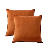 cheap Textured Throw Pillows-Decorative Toss Pillows 1 Pc Luxury Velvet Solid Color Pillow Case Cover Living room Bedroom Sofa Cushion Cover Outdoor Cushion for Sofa Couch Bed Chair Pink Blue Sage Green Purple