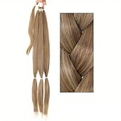 abordables Queue-de-cheval-Extension de queue de cheval longue tressée avec attache de cheveux élastique droite et élégante, extensions de cheveux tressés, queue de cheval, morceau de cheveux synthétiques doux et naturels pour