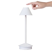 abordables Lampes de table-Lampe de table rechargeable led tactile veilleuse de bureau lampe de lecture sans fil pour restaurant hôtel bar chambre lampe de bureau