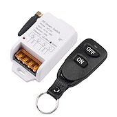 お買い得  スマートスイッチ-DC 12v 24v 48v 433mhz ワイヤレスリモコンスイッチ 30a 高電流リレー受信機ポンプライトランプ