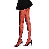 baratos Acessórios e mais-meia-calça feminina cintura alta com costura traseira brilhante strass meia arrastão festa strass malha meia discoteca festa
