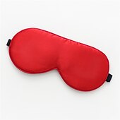 baratos Acessórios de cama-Máscara de olho de seda pura natural 100% real com alça ajustável para dormir, cobertura de sombra de sono de seda amoreira dupla face, bloqueia a luz e reduz os olhos inchados