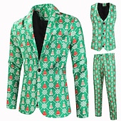 preiswerte Weihnachtsparty-Kleid-Weihnachtsmann Austattungen Partykostüm Weihnachtsanzüge Herren Weihnachten Heiligabend Anzüge Weihnachten Erwachsene Party Weihnachten Mantel Weste Hosen