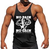 Voor heren Spier Grafisch Wie mooi wil zijn moet pijn lijden Singlet Vest Top Mouwloos T-shirt voor heren Mouwloos T-shirt 3d printen Strakke ronde hals Overhemd Sport Dagelijks Ontwerper voordelige Sport- en gym-T-shirts-Voor heren Spier Grafisch Wie mooi wil zijn moet pijn lijden Singlet Vest Top Mouwloos T-shirt voor heren Mouwloos T-shirt 3d printen Strakke ronde hals Overhemd Sport Dagelijks Ontwerper