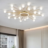 billige Taklamper-moderne semi-innfelte taklamper 18 hode 24 hode 36 hode taklamper glass globe g4 base led lysekrone egnet for kjøkken stue spisestue soverom korridor ac110 ac220v