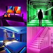 economico Strisce LED-5 v usb rgb cob ha condotto la striscia luminosa 1-3 metri cambia colore striscia di luce tv retroilluminazione ir24 controller chiave fondo mobile flessibile per camera da letto cucina casa