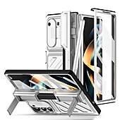 Недорогие Чехлы для Samsung-Чехол для телефона Samsung Galaxy Z Fold 5 4, защитный чехол для стилуса со стеклянной передней пленкой &amp; крышка сдвижного объектива, ультразащитная крышка от падений
