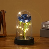 cheap Gifts-Rose Flower Gifts for Women,Mothers Day Flowers Gifts for Mom Wife from Daughter Son Husband,Birthday Gifts for Women Best Friend Her Girlfriend,Glass Rose Grandma Mom Gifts for Mothers Day