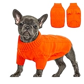 billiga Tröjor-Hund Katt Tröjor Jumper Mode Ledigt Vinter Varm Andningsfunktion Mjuk Tvättbar Bekväm Utomhus Ledigt / vardag Hundkläder for Bichon Frisé Pommeran valpen eller det lilla husdjuret Fjäril Small
