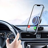 billiga Hållare till bilen-dubbelsidig stark magnetisk telefonhållare stativ magnet 720° rotation mobiltelefonfäste för bilgym fäst på metallyta