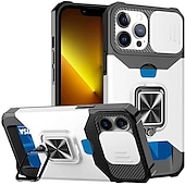 levne Pouzdra pro iPhone-telefon Carcasă Pro iPhone 15 Pro Max Plus iPhone 14 13 12 11 Pro Max Mini SE X XR XS Max 8 7 Plus Zadní kryt Držák na prsteny Slot pro kartu Nárazuvzdorné TPU PC