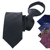 Муж. Галстуки Полоски и клетка Торжественное мероприятие фестиваль Недорогие Мужские галстуки и бабочки-Муж. Галстуки Полоски и клетка Торжественное мероприятие фестиваль
