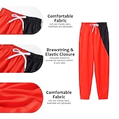 preiswerte Herren 3D Sweatshirt Sets-Herren Grafik Spleißen 2St 3D Sweatshirt-Sets Trainingsanzug Langarm Lange Hosen Rundhalsausschnitt Streetwear Sportbekleidung Basic Sport &amp; Outdoor Lässig Sport Druck Frühling Herbst Schwarz und