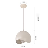 abordables Éclairages pour îlot-Abat-jour suspendu, lustre de plafond d&#039;éclairage de style créatif circulaire, luminaires encastrés à source de lumière E27, lampe suspendue de salon de chevet de couloir 110-240v