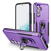 Недорогие Чехлы для Samsung-Чехол для Samsung Galaxy S23 Ultra Plus FE A14 A54 военного класса двухслойный противоударный тяжёлый защитный чехол встроенный вращающийся магнитный кольцевой держатель