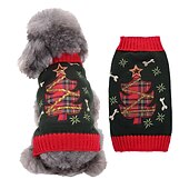 ieftine Pulovere-Câini Pisici Pulovere Jumper Petrecere Casual Iarnă Respirabil Απαλό Lavabil Comfortabil Crăciun În aer liber Casul / Zilnic Îmbrăcăminte pentru câini for Bichon Frise Pomeran un Animalut Fluture
