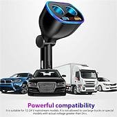preiswerte Bluetooth Auto Kit/Freisprechanlage-DC 12 V LED 2-Wege-Zigarettenanzünder-Splitter für Autos, Dual-USB-Ladegerät