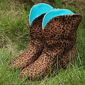 levne Cowboy &amp; Western Boots-dámské červené westernové kovbojské boty s výšivkou pro vintage styl i každodenní nošení