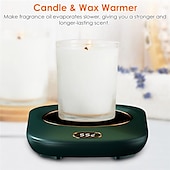 cheap Kitchen Appliances-Electric Coffee Mug Heater for Desk Auto Shut off USB Tea Milk Beverage Cup Heater Heating Plate for Office Home 3 Temperature Setting
