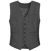 abordables Costumes pour hommes des années 1920-Années Folles Années 1920 Rétro Vintage Tenues Veste Gatsby le Magnifique Gentleman Déguisement Homme Halloween Carnaval Nouvel An Carnaval Fête / Soirée Mascarade Adulte Cravate Gilet Plus