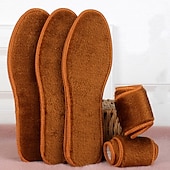 billiga Innersulor och inlägg-2 par vinterullfilt-inlägg för skor - varma termiska fleece-skoinlägg för män och kvinnor, perfekt för utomhusvandring, arbetsstövlar och kall väderkomfort