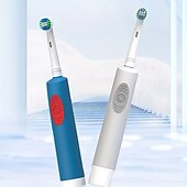 abordables Protections personnelles-Ensemble de brosse à dents électrique à induction pour couples - Tête ronde rotative à cheveux doux Têtes de brosse compatibles automatiques idéales pour les hommes et les femmes Favorise la santé