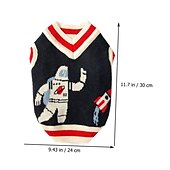preiswerte Pullover-Hund Katze Pullover Jumper Mode Lässig Winter Warm Atmungsaktiv Weich Waschbar Bequem Outdoor Alltagstauglich Hundebekleidung for Bichon Frise Zwergspitz Baby Haustier Papillon Klein