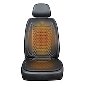 baratos Capas para bancos de automóveis-Capa de Assento Aquecido para Carro 12V Aquecimento Rápido em 30s Aquecedor de Assento Universal para Carro Almofada de Aquecimento de Tecido Grosso e Durável