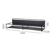 abordables Almacenamiento para la cocina-1 paquete de organizador magnético para especias, estante magnético para especias para refrigerador, estante magnético para guardar especias, frascos, botellas, metal y negro
